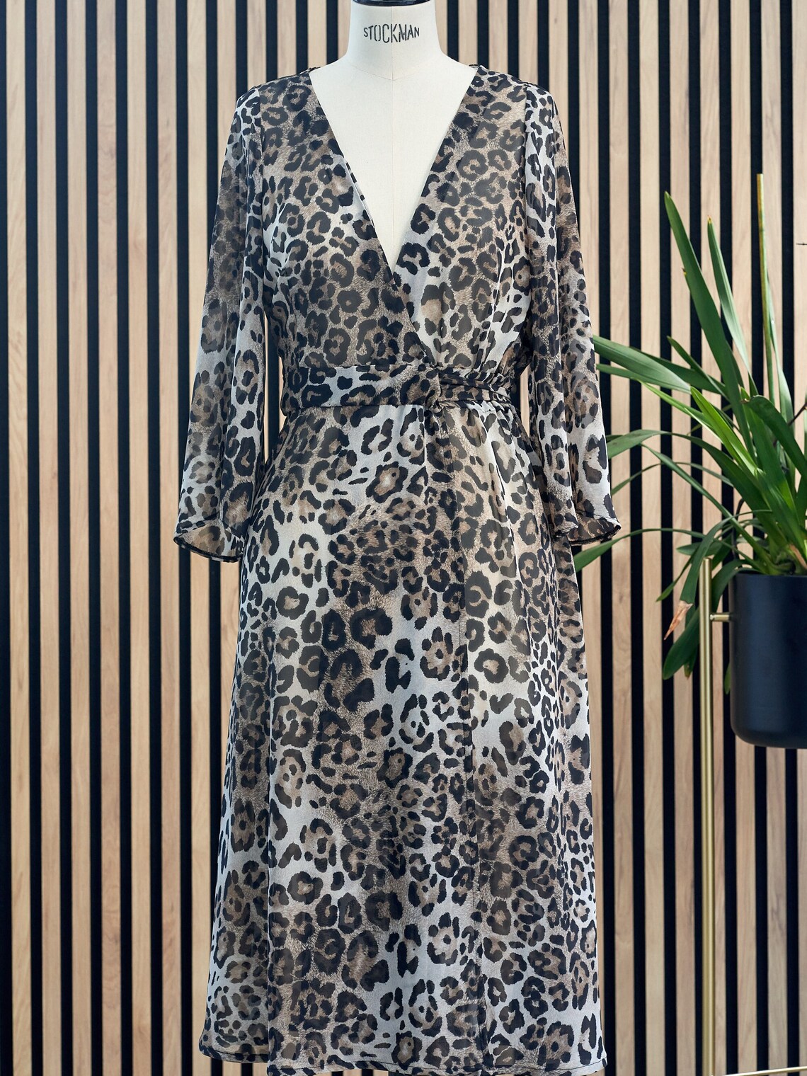 Chiffon Vacation Print Dress