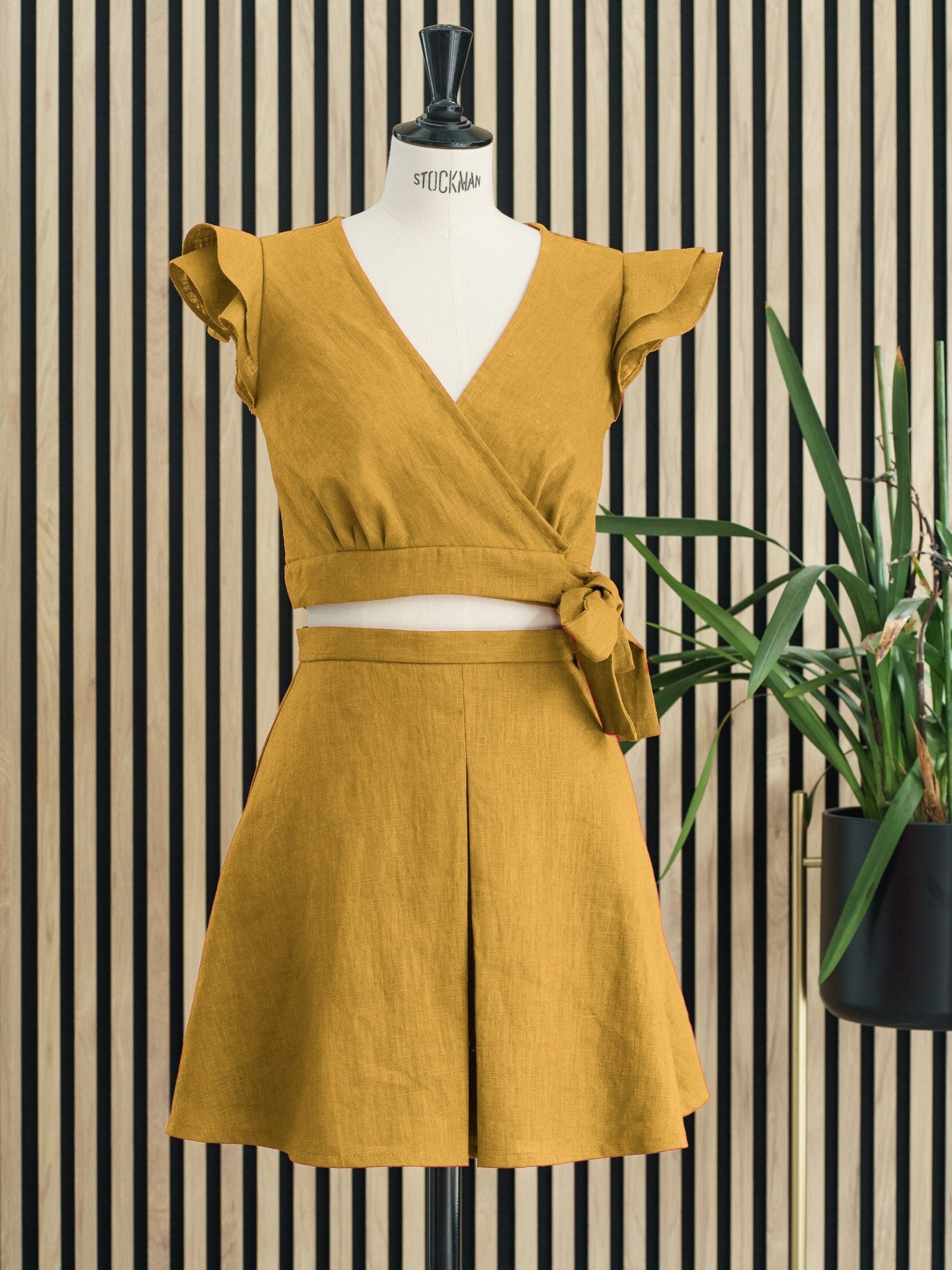 Casual Soft Loose Top and Skirt Set