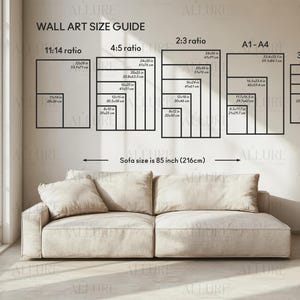 wall art size guide