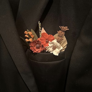 Special Occasion Men&#39;s Pocket Square Florals