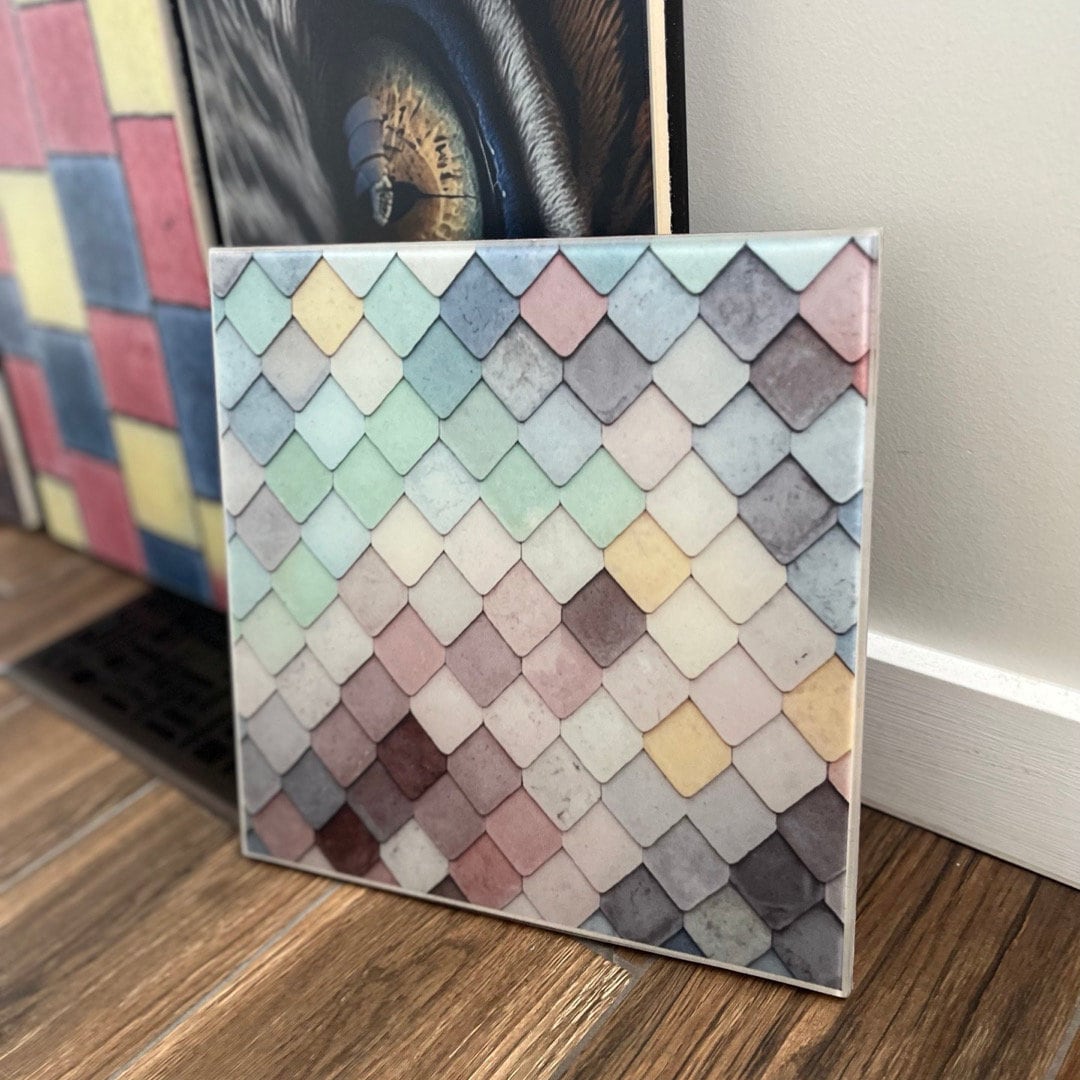 Mosaic Mural Ideas Art / Backsplash Ceramic Tiles / 12”x 12” Tile / 1x