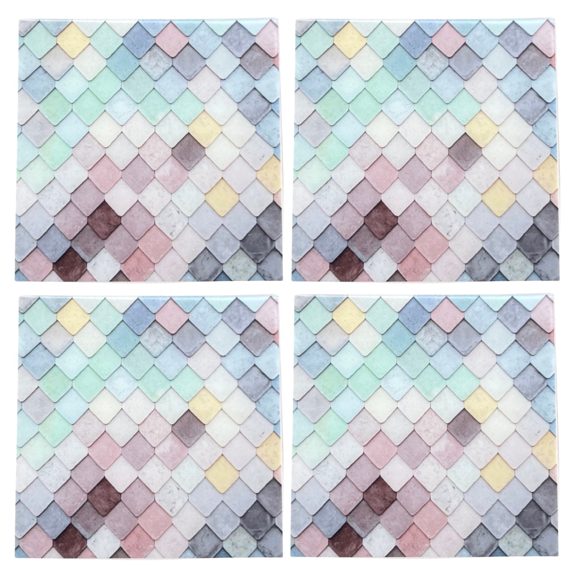 Mosaic Mural Ideas Art / Backsplash Ceramic Tiles / 12x 12 Etsy