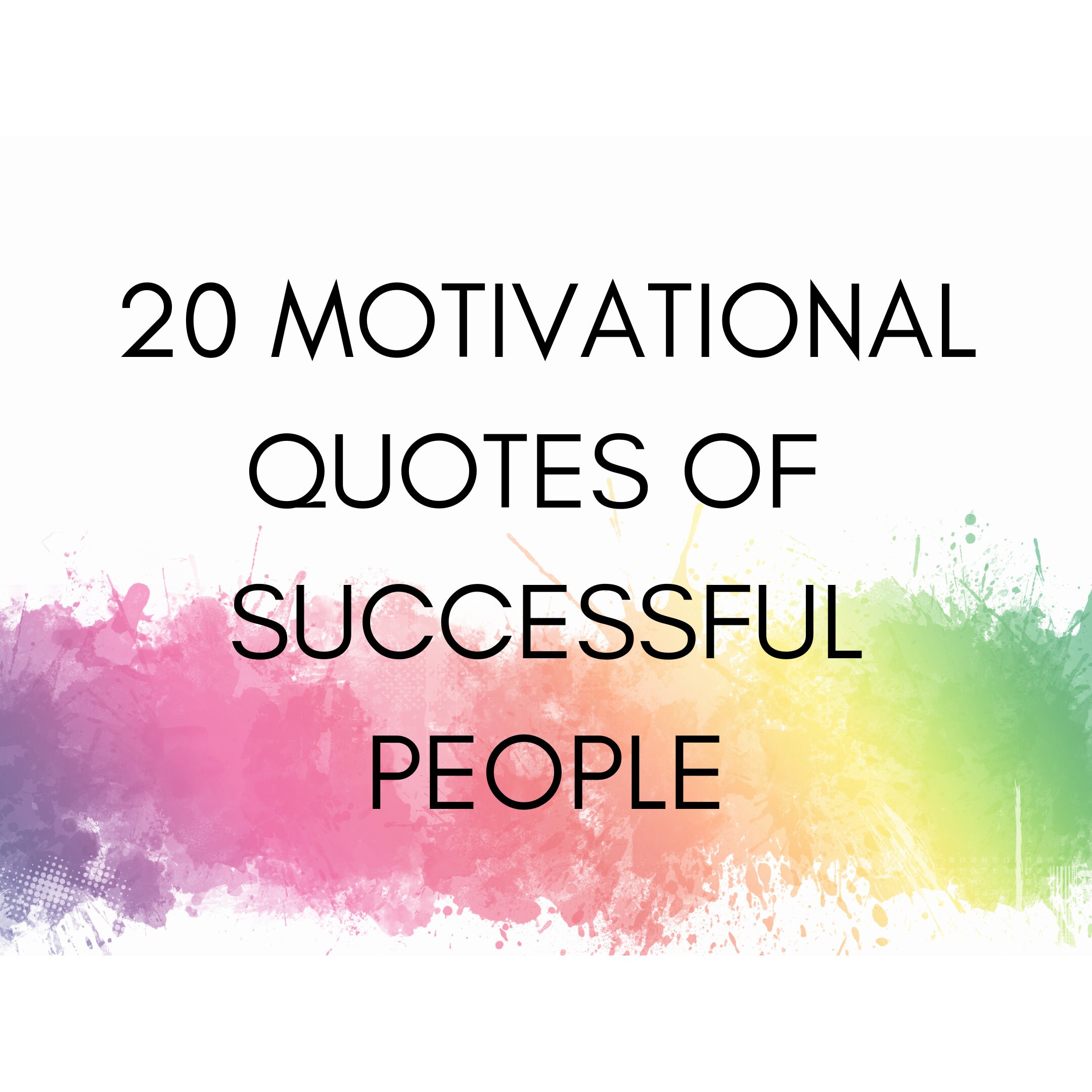 Quoted Person Example Successful Person Quotes
