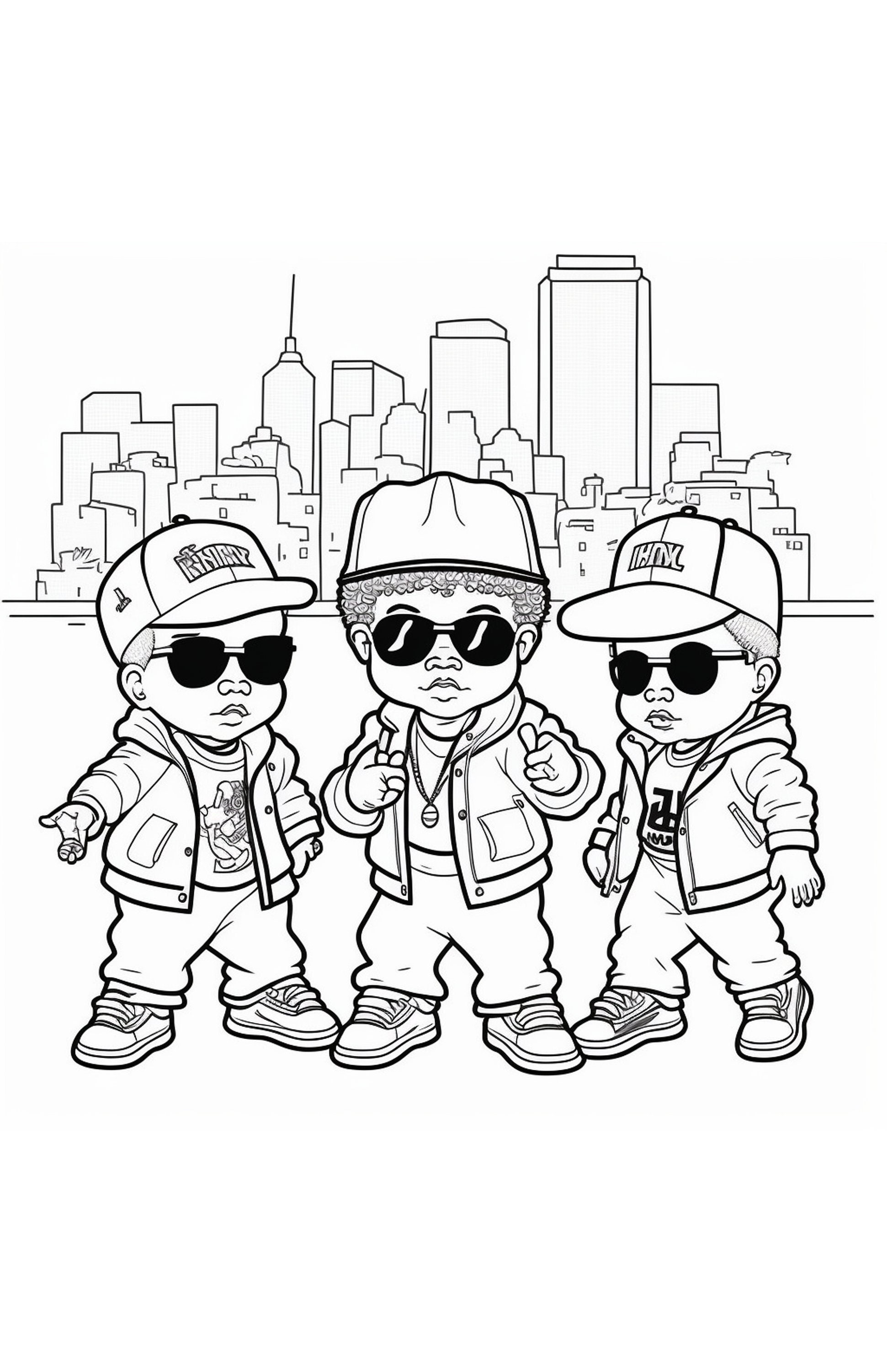 famous rappers coloring pages