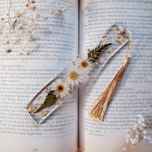 Segnalibri / Segnalibri con fiori pressati / Segnalibri in resina / Segnalibri fatti a mano / Idea regalo
