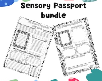 Sensory Toys Sensory Kits PRINTABLE Sensory Processing Toolkit Sensory Passport - Etsy