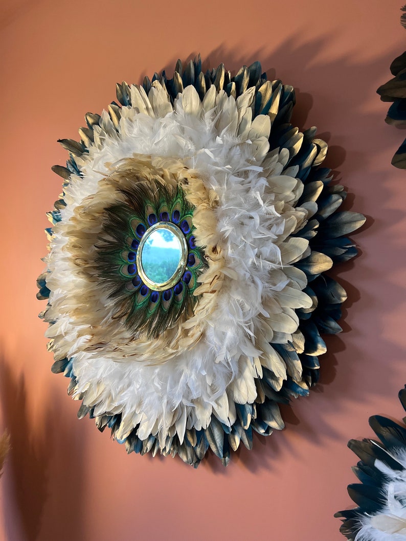 wedding gift, lucky charm, nature-inspired decor, african style, jujuhat, natural elements, natural decoration, boho, boho decoration, handmade mirrors