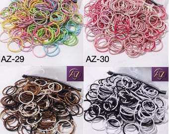 100 Soft Hair Ties: Snag Free Elastics