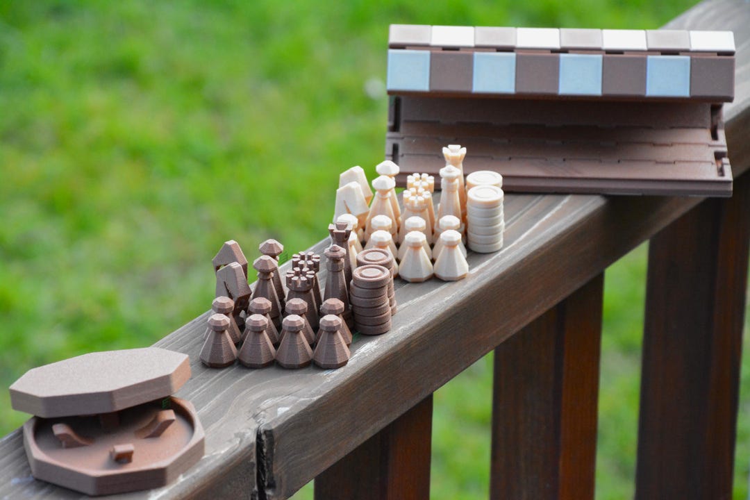 Mini Checkers Modern Minimalist Mini Chess and Checkers Set | Compact Travel Board ...