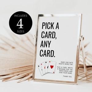 Libro degli ospiti con carte da gioco, per favore firma il nostro libro degli ospiti, modello di cartello per matrimonio, decorazioni per matrimonio, libro degli ospiti con carte da gioco personalizzato, unico, EBP11