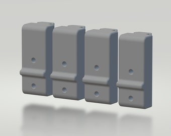 Fast-Track mount Outdoor shed hook (4 pack) for lifetime and Rubbermaid sheds