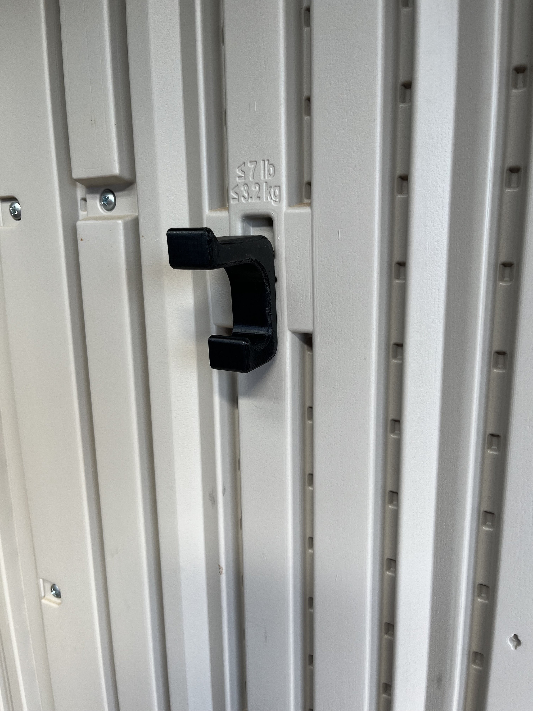 Outdoor Shed double Vertical Hook for Lifetime Sheds Etsy