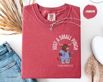 Phlebotomist Gift: Just A Small Pinch | Funny Phlebotomy Shirt & Sarcastic Lab Tech Tee