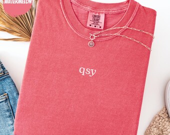 Ham Radio Shirt, QSY Minimalist Amateur Radio Tee, Funny Q Code Radio Operator Gift, Comfort Colors®