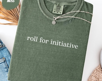 Funny DnD Shirt, Roll For Initiative Tabletop RPG Tee, Dungeons and Dragons Gamer Gift, Comfort Colors®