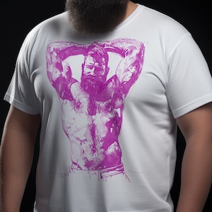 Gay Bear T-Shirt | Muscle Bear Lover Shirt | Gay Pride Bear Pride Outfit | Leather Daddy Shirt | Daddy Bear Tee | Gift for LGBTQ Bear Friend