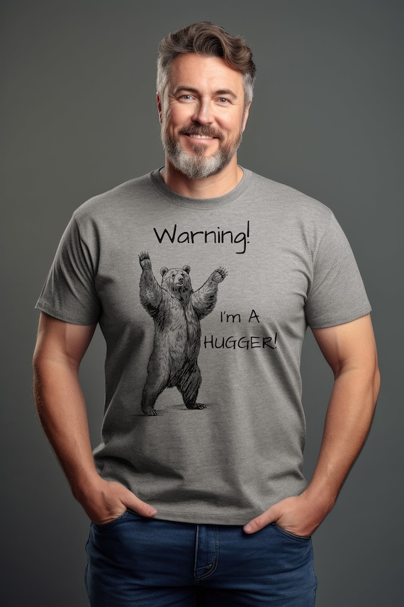 Bear-D - Bearded Bear Novelty T-Shirt Tee Bear-D - Bearded Bear Novelty T-Shirt Tee