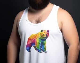 Bear Pride Gummies Muscle Shirt — Bottom Basics