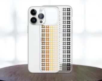 Gay Bear Pride Flag Bear Paws Clear Case for iPhone® | Bear Brotherhood Flag Color | Gay Bear Phone Case | Gay Pride Gift for LGBTQ Friend