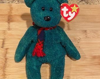 TY Wallace Christmas Bear 1999