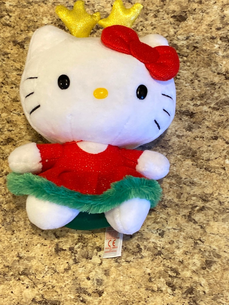 Hello kitty christmas plush etsy