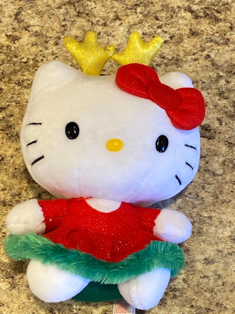 Hello Kitty Christmas Plush Etsy