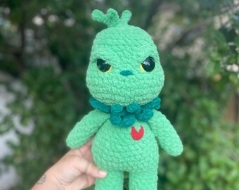 Crocheted Christmas thief