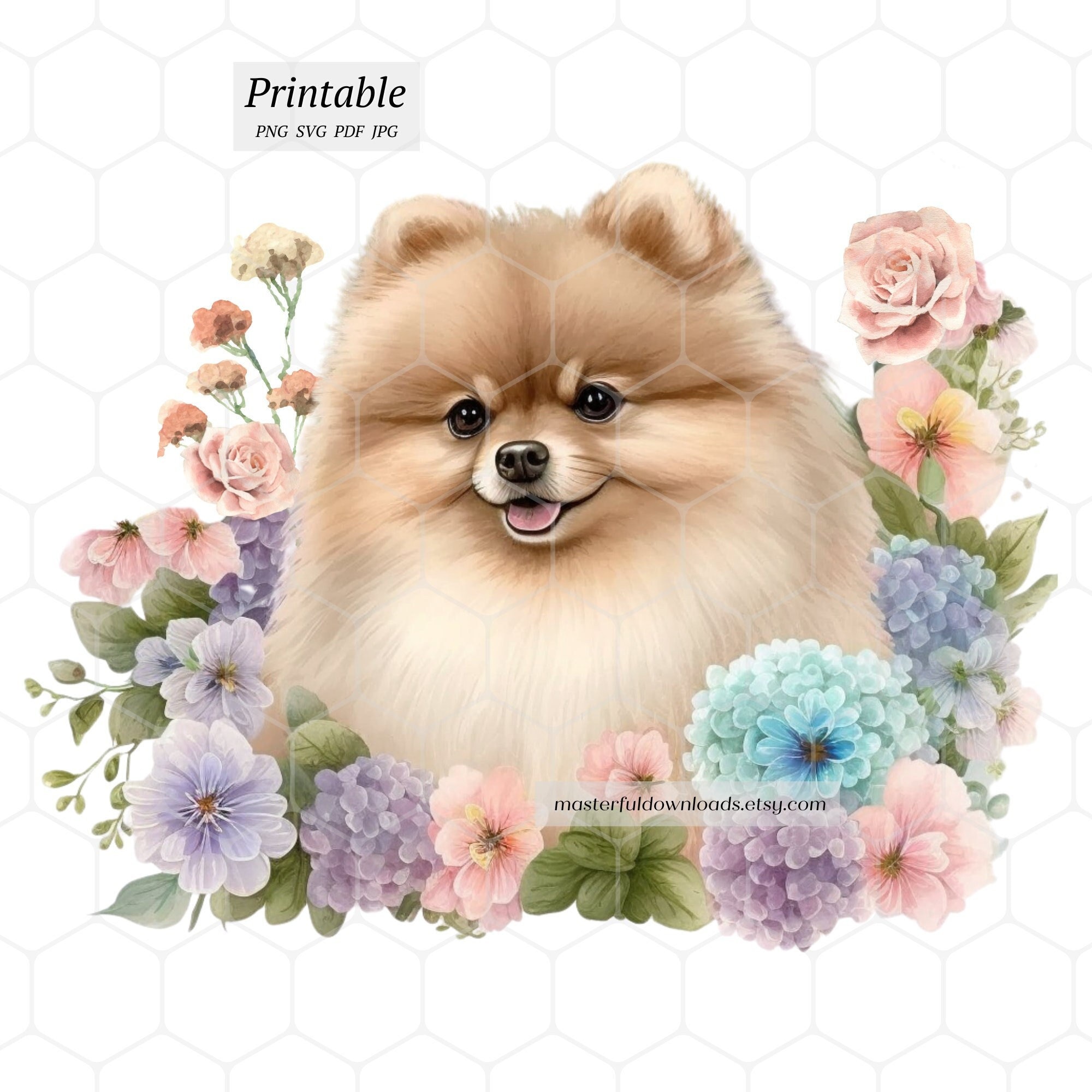 Tazza Colorata Vixar Con Pomeranian Arcobaleno – Ceramica 311g – Regalo Per Amanti Dei Cani