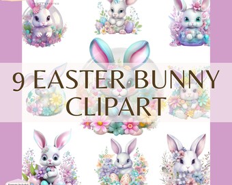 9 Easter Digital Clipart Images Png Svg Pdf Printable Instant Download Designs