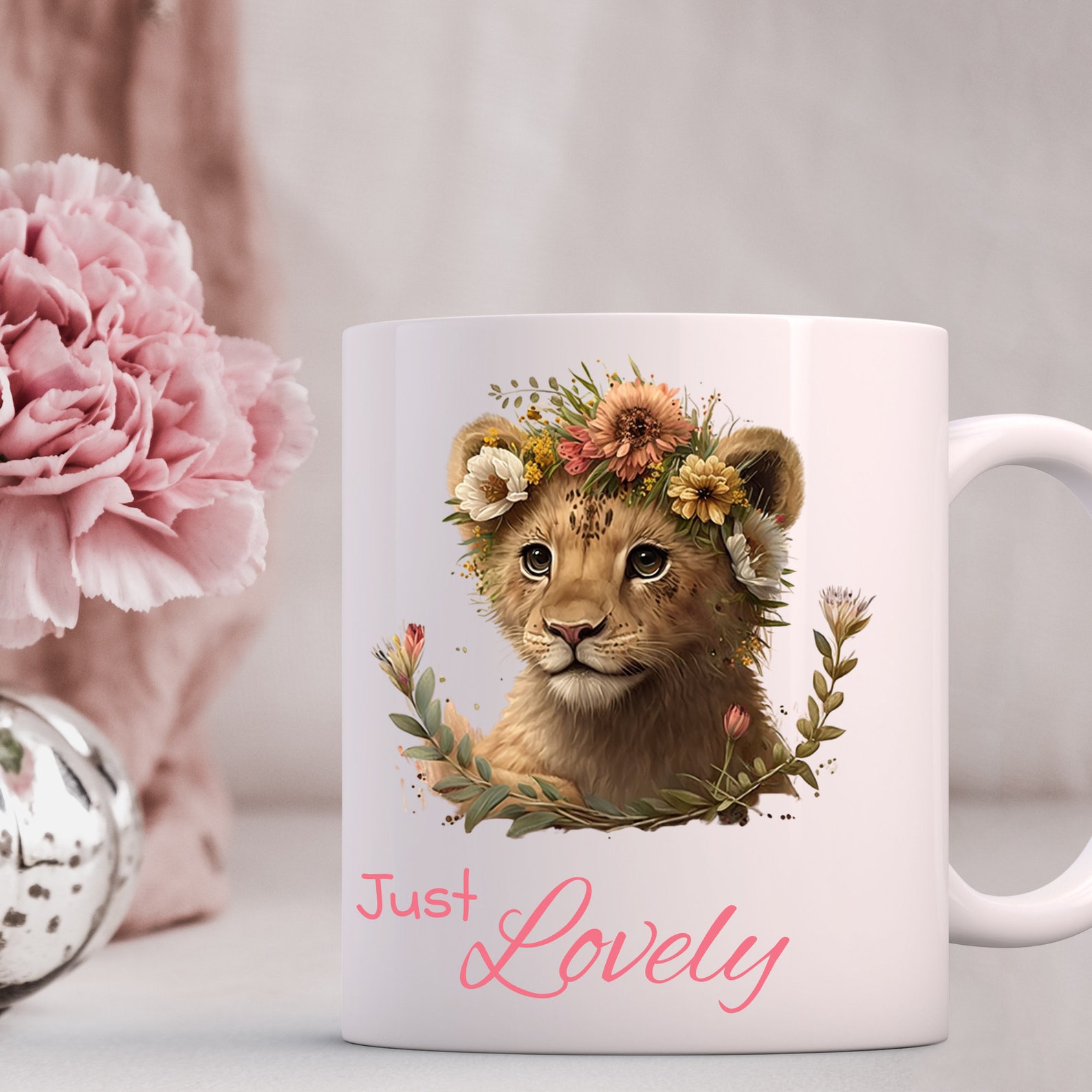 Lion Cub Digital Printable Image Instant Download Design - Etsy