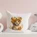 Cute Lion Cub Printable Clipart Image Instant Digital Download Design ...