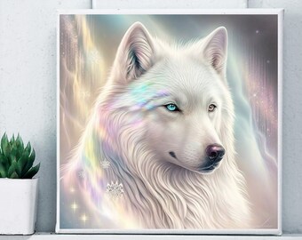 Wolf Digital Design Image Printable Instant Download Files