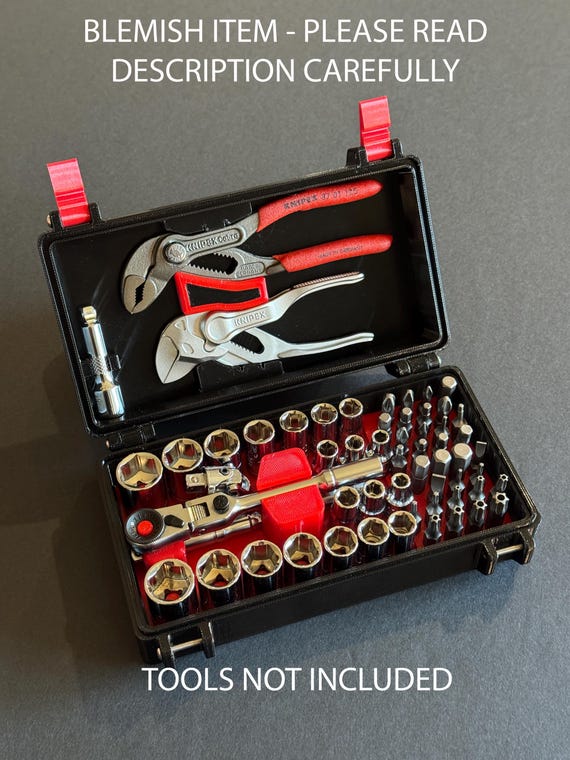 Blemish Read Desc. - Harbor Freight Icon Mini Ratchet Set EDC Case