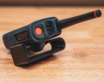 Rocky Talkie Backpack Strap/Loop Mount - Simple, Light Weight, Secure. No More Floppy Radio. Fits Wide Range of Straps