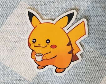 Pikachu Glossy Paper 2" Stickers | Fullbody Stickers