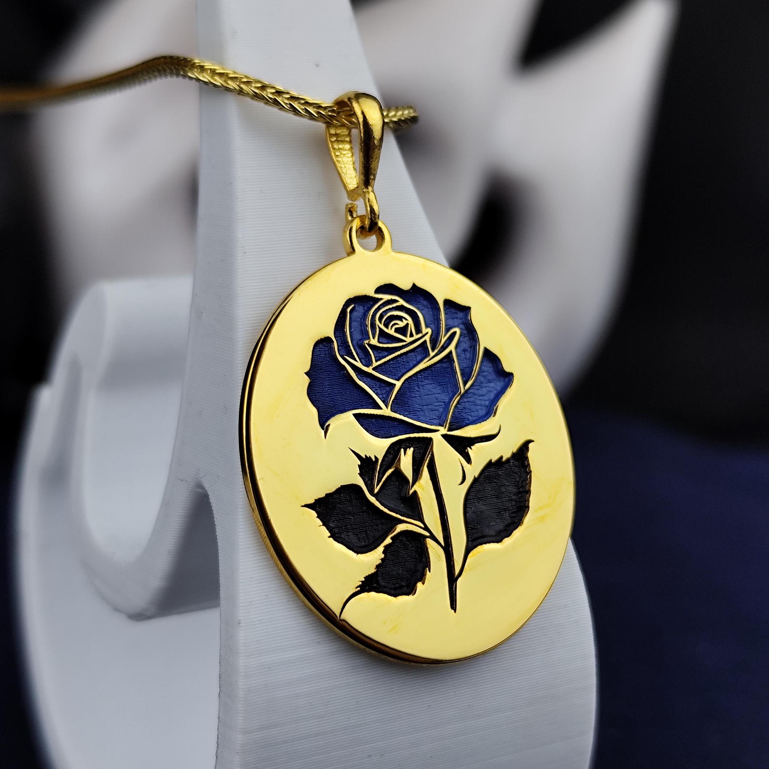 Ado Blue Rose - Etsy