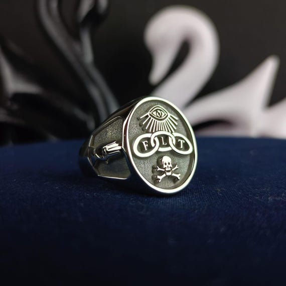 Odd Fellows Signet Ring: Freemason Fraternal Order Jewelry