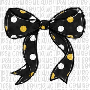 Black and Gold Coquette Bow png Coquette bow png Hand drawn Png Digital Download Tumbler Design Sublimation Black and Gold Png