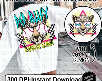 Def Busy Baseball Mama PNG, Trendy Png, Digital Download, Baseball Png, Tumbler Design, sublimation, Def Leopard Inspired Png