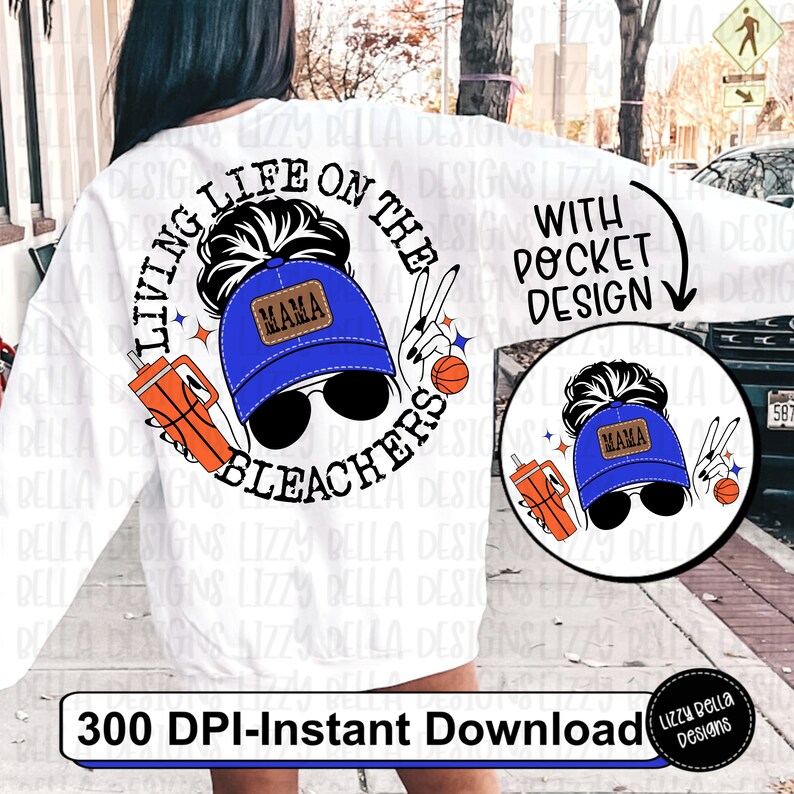 Living Life on the Bleachers PNG Digital Download Etsy