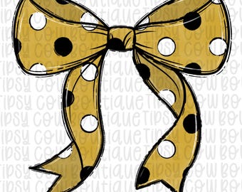 Gold and Black Coquette Bow png Coquette bow png Hand drawn Png Digital Download Tumbler Design Sublimation Gold and Black Bow Png