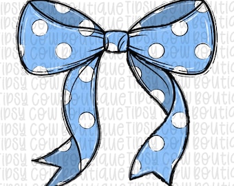 Carolina Blue Coquette Bow png Coquette bow png Hand drawn Png Digital Download Tumbler Design Sublimation Light Blue Bow Png