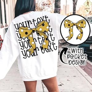 Custom Gold and Black Coquette Sports png Coquette bow png Hand drawn sports bow Digital Download  Sublimation Gold/Black Watercolor Png