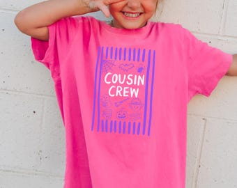Cousin Crew Halloween Shirts, Fall Cousin Crew Shirts, Matching Pumpkin Patch Shirts, Halloween Cousin Party