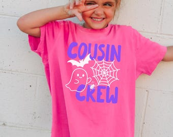 Cousin Crew Halloween Shirts, Fall Cousin Crew Shirts, Matching Pumpkin Patch Shirts, Halloween Cousin Party