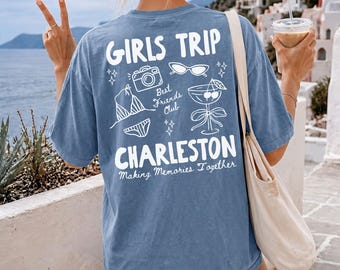 Girls Weekend Shirt, Custom Girls Trip Shirt,Bestie Trip Comfort Colors Shirts and Tank Tops,Best Friend Summer Vacay Tee,Girls Vacation Tee