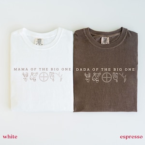 The Big One First Birthday Shirt, Hunting Deer Family Matching Birthday Tshirt, Boys First Birthday Shirt, The Big One 1st Hunting Birthday