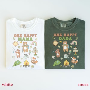 One Happy Camper Shirt: 1st Birthday Camping Family Tees