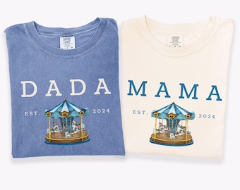 Matching Family Circus Birthday Shirt, Mama Dada Carnival Birthday Shirt, Kids Birthday Party Tee, Carnival Staff Shirts Circus Party Outfit