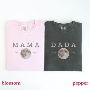 Two The Moon 2nd Birthday Matching Family Shirts Moon Birthday Tees Mommy And Me T-shirts Outer Space Second Birthday TShirt